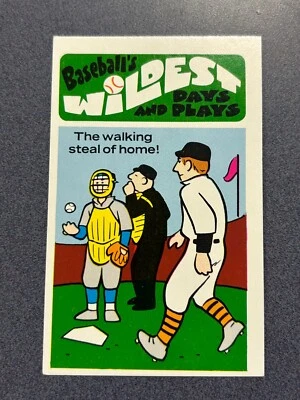 1973 Fleer Baseball's Wildest Days and Plays #21 EX @QJ13 - Image 1 of 2