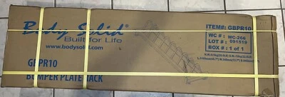 Estante de placa de parachoques sólido para carrocería Foto 1 de 2