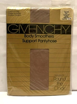 纪梵希复古连裤袜 80 年代尺寸修剪卵石砂全新带包装 — 第 1/3 张图片