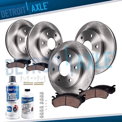 Front & Rear Brake Rotors Ceramic Pads for 2010-2020 Lexus GX460 Toyota 4Runner — 第 1/4 张图片