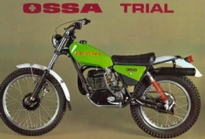 SHOCKS OSSA TR 77 250 SHOCKS OSSA TR77 350 OSSA GREEN SHOCKS OSSA TRIAL SHOCKS - Picture 1 of 13