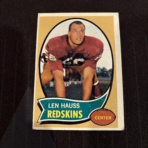 1970 Topps #124 Len Hauss - VG - Picture 1 of 6