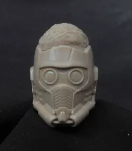 Star-Lord Guardians of the Galaxy CUSTOM RESIN UNPAINTED HEAD SCULPT 1/6 Scale - Foto 1 di 3