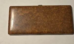 Estuche de cigarrillos Evans vintage con caparazón de tortuga - Imagen 1 de 5