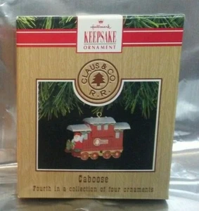 NOS Hallmark Keepsake Claus & Co RR Caboose Ornament Miniature Train NEW! - Picture 1 of 1