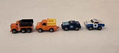 Galoob Micro Machines лот из 4 - Спасение - Полиция - Самосвал БЕСПЛАТНАЯ Доставка - Изображение 1 из 4