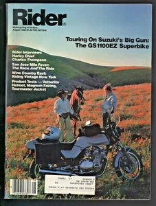 1982 August Rider Motorcycle Magazine - Touring New York State Wineries - Picture 1 of 3
