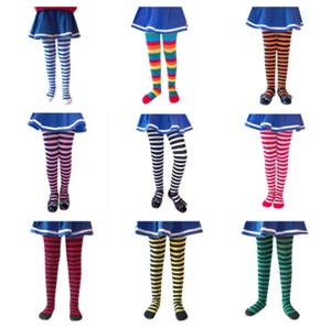 Girl Children Christmas Bee Striped Pantyhose Tights Book week Costume Stockings - Picture 1 of 47