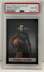 Topps Star Wars The Bad Batch #7 2021 Fennec Shand PSA 10 certificado #65819817 - Imagen 1 de 2
