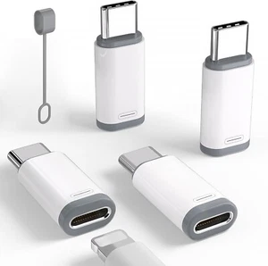 Pack de 4 adaptateurs USB-C - Charge et synchronisation de données pour iPhone série 15/16 - Photo 1 sur 8