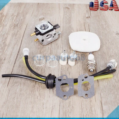 For Mantis Tiller 7222 7225 SV-5C/2 Zama C1U-K82 Carburetor w/ Maintenance Kit