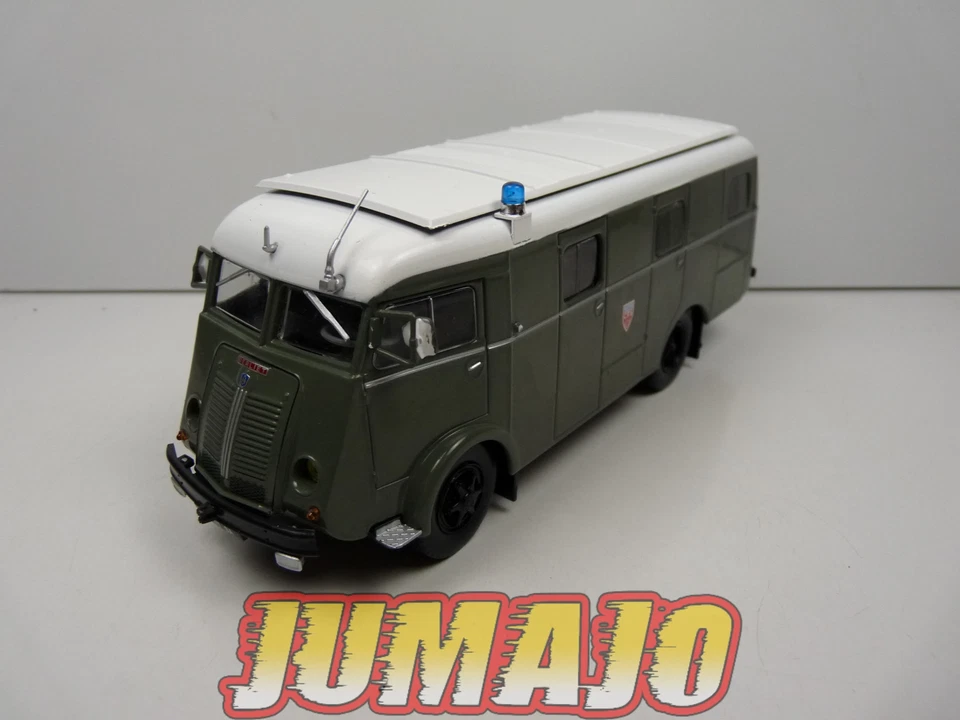 BER16 CAMIONS 1/43 Hachette IXO BERLIET GLB 19R Aérazur Car de CRS - Immagine 1 di 1