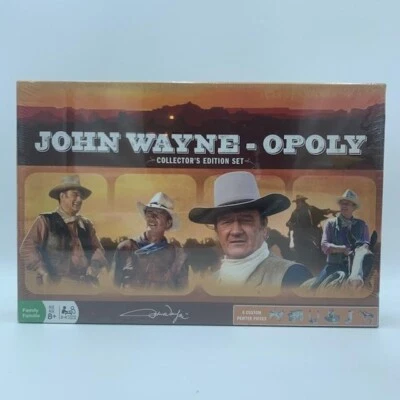 JOHN WAYNE-OPOLY Board Game SEALED! Collector's Edition 2017 (READ)!!!! - Image 1 of 4
