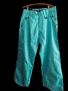 Oakley Snow Pants Mens Teal Snowboard Ski Winter Outdoor Loose Fit Large - Picture 1 of 11