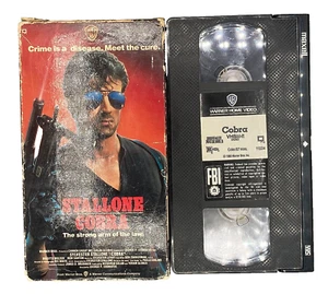 Cobra (1986), VHS Movie, Warner Home Video 1st release (1986), S. Stallone - Picture 1 of 4