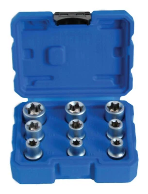  Stecknüsse E-Profil  Aussen-Torx  E10 - E24 Torxnüsse Steckschlüssel 1/2" Nüsse - Bild 1 von 2