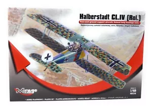 Kit de modelo de plástico Mirage Hobby 1/48 avión Halberstadt CL 4 rollos. - Imagen 1 de 3