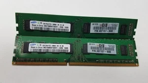 Samsung 4GB(2X2GB) PC3-10600 DDR3-1333MHz non-ECC Unbuffered CL9 240-Pin DIMM  - Picture 1 of 1