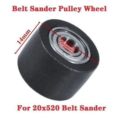 Rueda de polea lijadora de banda de repuesto para correa de aire de correa de lijadora de lijadora de 20*520 mm. Foto 1 de 4