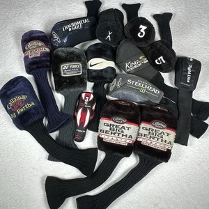 VTG Mixed Lot 14 Golf Club Head Covers: Nike, King Cobra, Callaway Big Bertha + - Picture 1 of 14