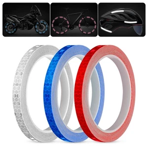 26 Fuß Reflektierendes Sicherheitsband Selbstklebend Nadelstreifen Aufkleber Streifen Abziehbild 1CM - Bild 1 von 15