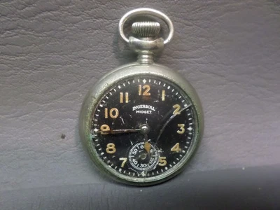 VINTAGE INGERSOLL MIDGET POCKET WATCH - NON RUNNING - AS FOUND - Image 1 of 4
