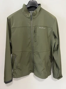 Eddie Bauer Soft Shell Jacket Men’s Size X-Large Olive Green Water Proof - Picture 1 of 16