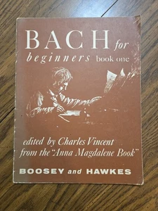 Boosey & Hawkes Bach for Beginners Book-1 From Anna Magdalene Book Music Pb 1933 - Bild 1 von 9