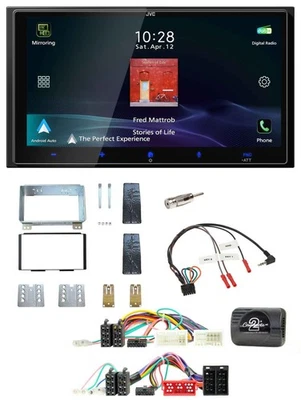 JVC USB Bluetooth 2DIN DAB Lenkrad Autoradio für KIA Carnival II VQ 2006-2011 - Bild 1 von 4