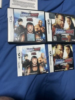WWE Smackdown Vs Raw 2008 + 2009 For Nintendo DS CIB Tested - Image 1 of 4