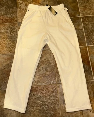 Adidas Basketball One Velour Statement Pants Cloud White Size Large IA3454 New - Image 1 of 4