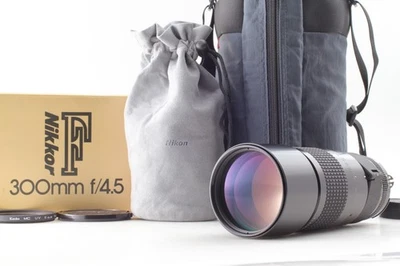 【MINT in box】 Nikon Nikkor Ai-s AIS 300mm f/4.5 Telephoto MF lens F Mount JAPAN - Image 1 of 4