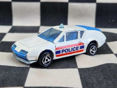 Majorette Renault Alpine A310 Police Car Vintage Diecast FREE POST AUSTRALIA  - Image 1 of 4