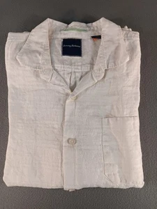 Tommy Bahama Mens 100% Linen Sz. XL White Short Sleeve - Picture 1 of 20