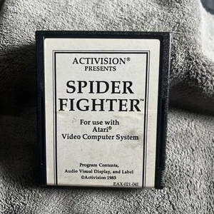 ATARI 2600 Spider Fighter - Cart Only Tested Working RARE white label - Picture 1 of 15