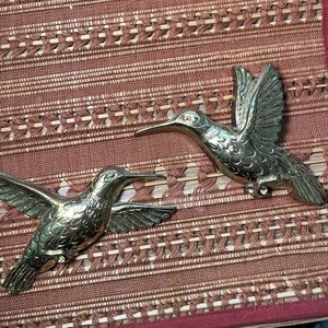 Homco Colibrí Oro Set 2 De Colección 5" - Imagen 1 de 2