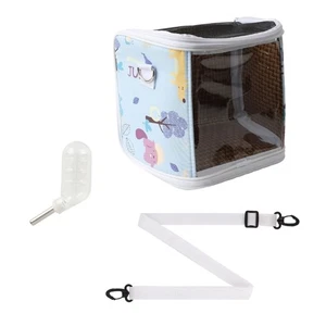 Small Animal Travel Carriers Clear View Breathable Mesh Panel Water Feeder Bag - Picture 1 of 8