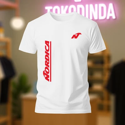 Camiseta Nordica Esquís y Botas Logo Divertida Hecha en EE. UU. S-5XL Foto 1 de 2