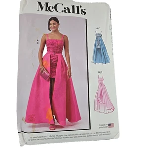McCall's M8450 Dress Special Occasion cup sizing Pattern Misses sz 10-18 UNCUT - Picture 1 of 3
