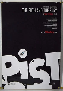 THE FILTH AND THE FURY ROLLED ORIGINAL ONE SHEET MOVIE POSTER SEX PISTOLS (2000) - Picture 1 of 1