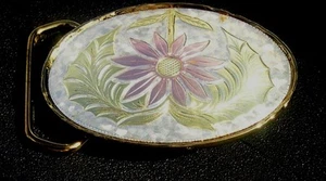 OOP M NIP , VINTAGE, , TANDY, SUNFLOWER, BELT BUCKLE,2 1/2X1 3/4 - Picture 1 of 3