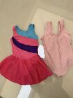 2x Girls Dance Ballet Or Tap Leotards Age 4-5 Tappers & Pointers Pink