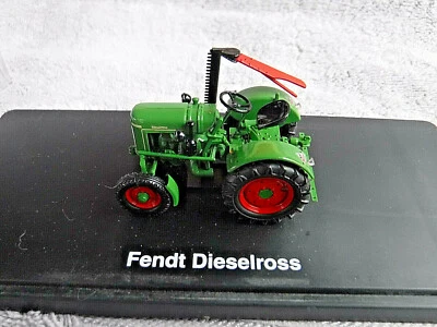 MINT CND 1955-57 GREEN SCHUCO FENDT DIESELROSS TRACTOR W/ CUTTING BAR 1:43 SCALE - Image 1 of 4