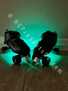 Remote Controlled LED Light Kit For Roller Skates 16 Colors & Motions - Picture 1 of 10
