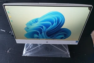 AIO HP 22-dd2002sl Celeron J4025 256GB SSD 8GB Ram Wi-Fi SCHWARZE ECKEN - Bild 1 von 7