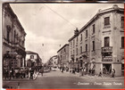 CARTOLINA LANCIANO B/N  VIAGGIATA 1960 CORSO TRENTO E TRIESTE ANIMATA NEGOZIO