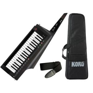 Korg RK-100S 2 BK Translucent Black Keytar Synthesizer Shoulder Keyboard 37-Keys