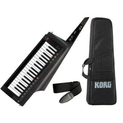 Korg RK-100S 2 BK Translucent Black Keytar Synthesizer Shoulder Keyboard 37-Keys - Image 1 of 4