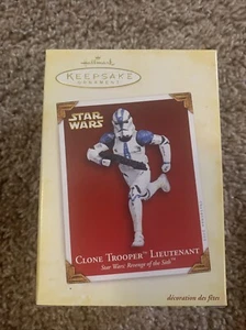 2005 Clone Trooper Lieutenant Hallmark Ornament Star Wars Rache der Sith - Bild 1 von 1