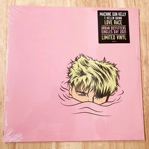 Machine Gun Kelly Love Race Limited Edition Single Black Vinyl LP NEW - Foto 1 di 3